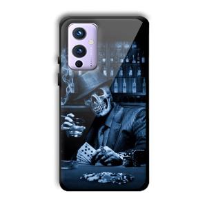 Scary Man Customized Printed Glass Back Cover for OnePlus 9