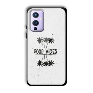 Good Vibes Customized Printed Glass Back Cover for OnePlus 9