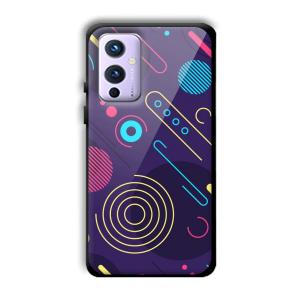Purple Music Customized Printed Glass Back Cover for OnePlus 9