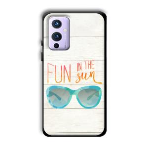 Fun in the Sun Customized Printed Glass Back Cover for OnePlus 9