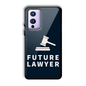 Future Lawyer Customized Printed Glass Back Cover for OnePlus 9