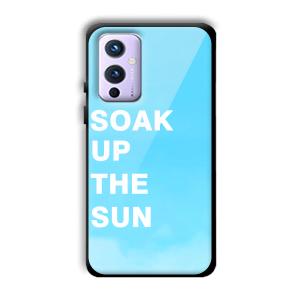 Soak Up The Sun Customized Printed Glass Back Cover for OnePlus 9