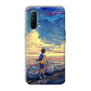 Boy & Sunset Phone Customized Printed Back Cover for OnePlus Nord CE