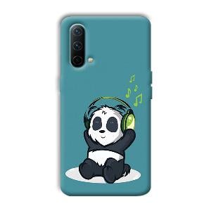 Panda  Phone Customized Printed Back Cover for OnePlus Nord CE