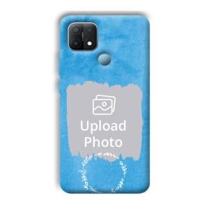 Blue Design Customized Printed Back Cover for Oppo A15s