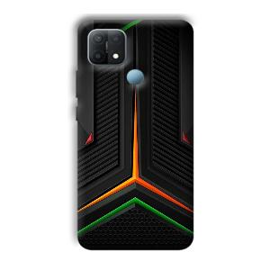 Black Design Phone Customized Printed Back Cover for Oppo A15s