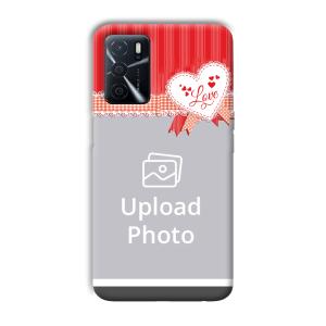 Valentine Customized Printed Back Cover for Oppo A16