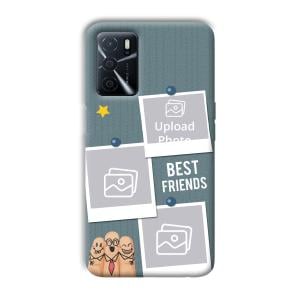 Best Friends Customized Printed Back Cover for Oppo A16
