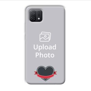 Heart Customized Printed Back Cover for Oppo A16e