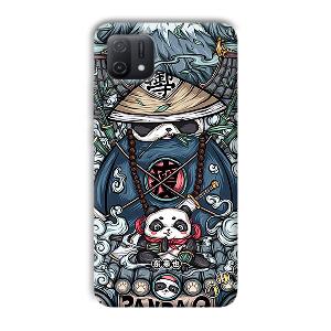 Panda Q Phone Customized Printed Back Cover for Oppo A16e
