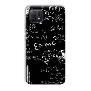 E is Equal To MC2 Phone Customized Printed Back Cover for Oppo A16e