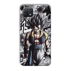 Goku Phone Customized Printed Back Cover for Oppo A16e