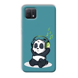 Panda  Phone Customized Printed Back Cover for Oppo A16e