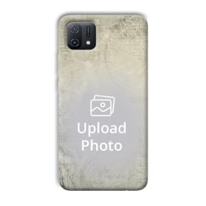 Grey Retro Customized Printed Back Cover for Oppo A16k
