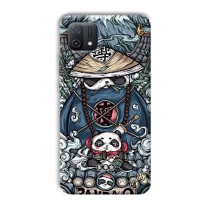 Panda Q Phone Customized Printed Back Cover for Oppo A16k
