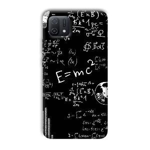 E is Equal To MC2 Phone Customized Printed Back Cover for Oppo A16k