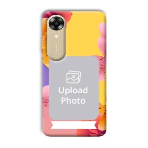 Colorful Flowers Customized Printed Back Cover for Oppo A17k
