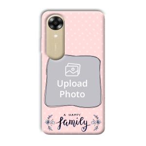Happy Family Customized Printed Back Cover for Oppo A17k