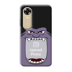 Purple Monster Customized Printed Back Cover for Oppo A17k