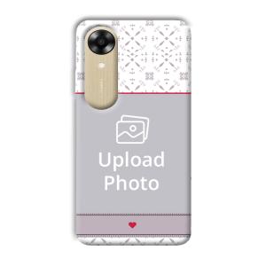 Fabric Print Customized Printed Back Cover for Oppo A17k