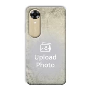 Grey Retro Customized Printed Back Cover for Oppo A17k