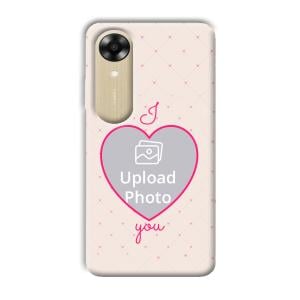 I Love You Customized Printed Back Cover for Oppo A17k