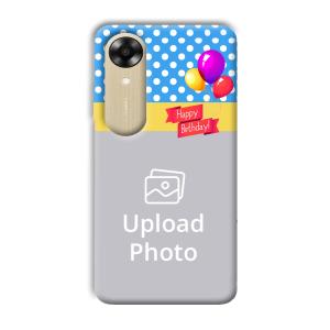 Happy Birthday Customized Printed Back Cover for Oppo A17k