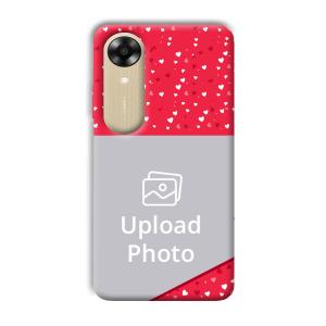 Dark Pink Customized Printed Back Cover for Oppo A17k