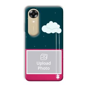 On The Clouds Customized Printed Back Cover for Oppo A17k