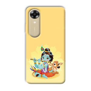 Baby Krishna Phone Customized Printed Back Cover for Oppo A17k