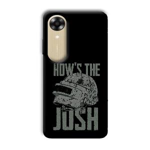 How's The Josh Phone Customized Printed Back Cover for Oppo A17k