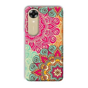 Floral Design Phone Customized Printed Back Cover for Oppo A17k