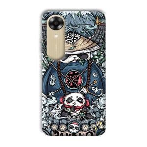 Panda Q Phone Customized Printed Back Cover for Oppo A17k