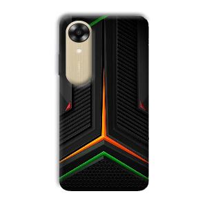 Black Design Phone Customized Printed Back Cover for Oppo A17k