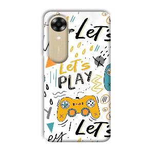 Let's Play Phone Customized Printed Back Cover for Oppo A17k