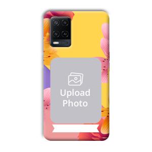 Colorful Flowers Customized Printed Back Cover for Oppo A54