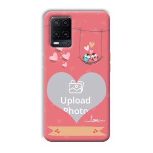 Love Birds Design Customized Printed Back Cover for Oppo A54