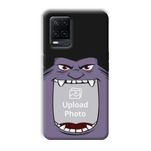 Purple Monster Customized Printed Back Cover for Oppo A54