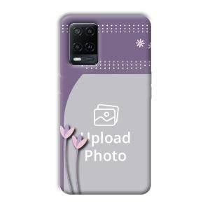 Lilac Pattern Customized Printed Back Cover for Oppo A54