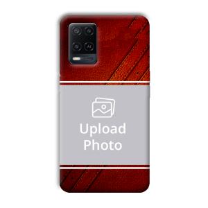 Solid Red Customized Printed Back Cover for Oppo A54
