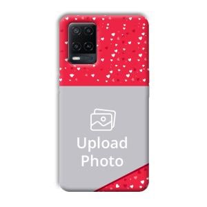 Dark Pink Customized Printed Back Cover for Oppo A54