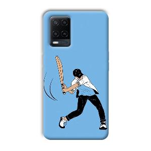 Cricketer Phone Customized Printed Back Cover for Oppo A54
