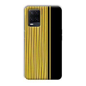 Yellow Black Design Phone Customized Printed Back Cover for Oppo A54