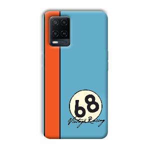 Vintage Racing Phone Customized Printed Back Cover for Oppo A54