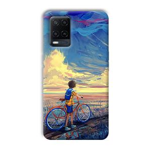 Boy & Sunset Phone Customized Printed Back Cover for Oppo A54