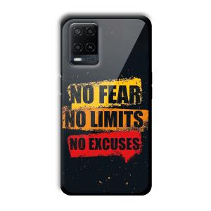 No Fear Customized Printed Glass Back Cover for Oppo A54