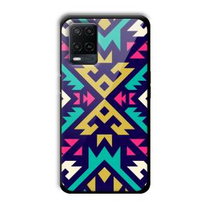 Arrows Abstract Customized Printed Glass Back Cover for Oppo A54