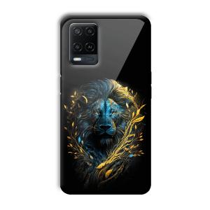 Golden Lion Customized Printed Glass Back Cover for Oppo A54