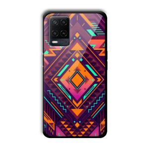 Purple Prism Customized Printed Glass Back Cover for Oppo A54