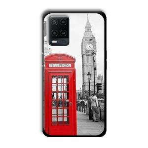 Telephone Retro Customized Printed Glass Back Cover for Oppo A54